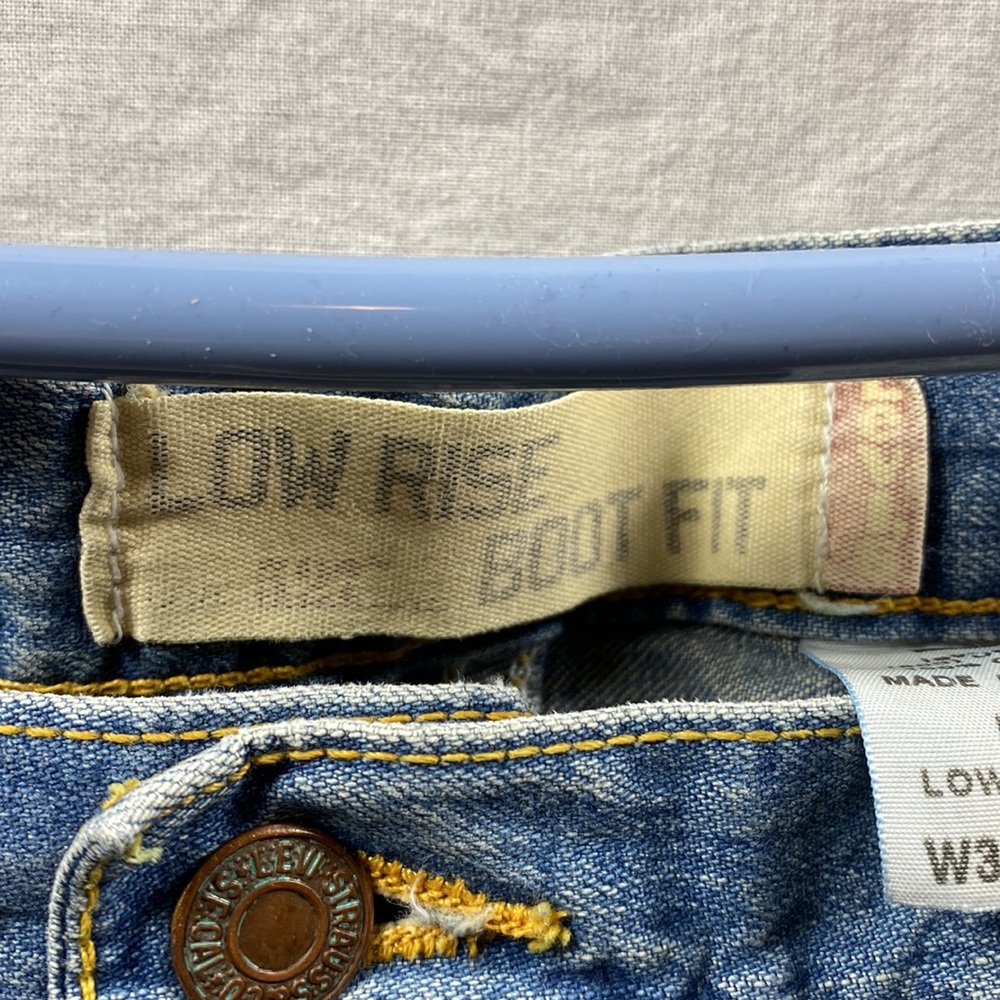 Levi’s Y2K 527 low rise boot fit denim jeans - Picture 8 of 9